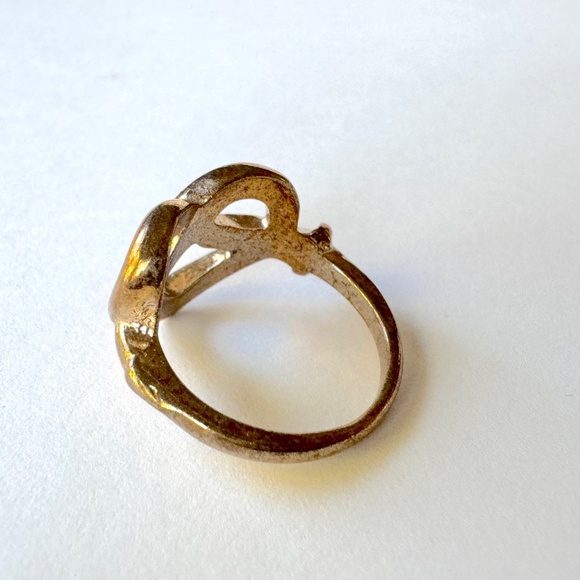 Heart Knot Ring Sz 5 Promise Love Jewelry - Picture 4 of 9